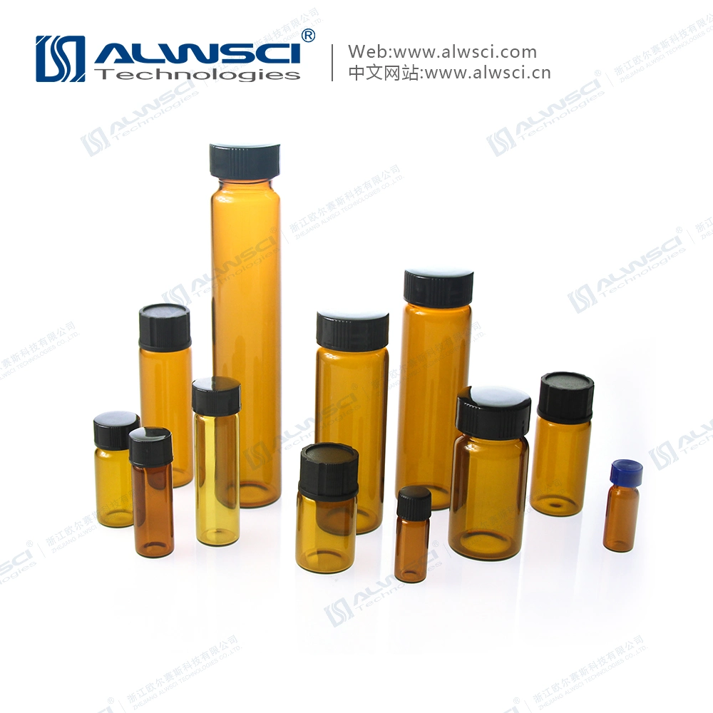 Alwsci Counting 20ml Clear Glass Lquid Scintillation Vials 20 Ml