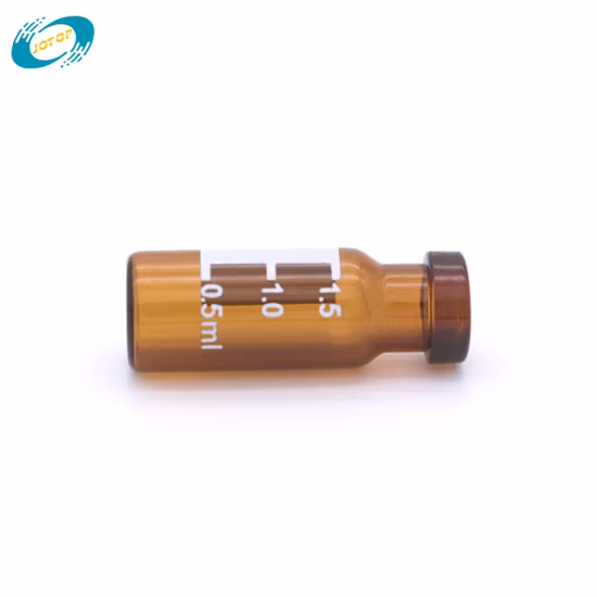 Fiala scintillante in vetro borosilicato da 1 ml, 1,5 ml, 2 ml con pompa per profumo a crimpare per profumo