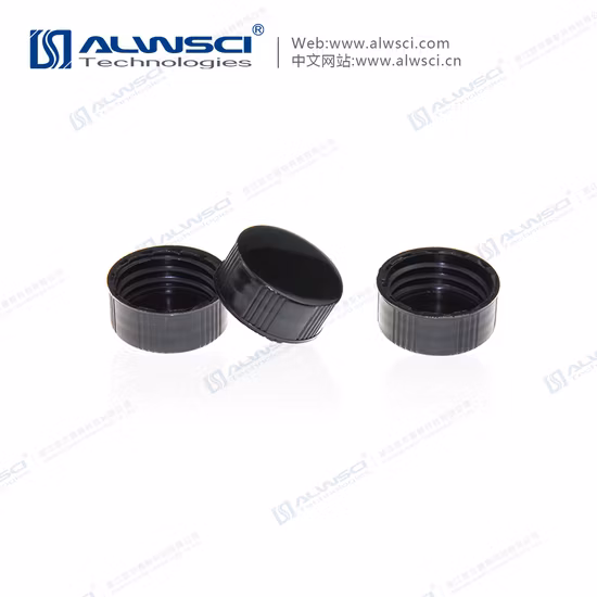 Set di fiale per conservazione a scintillazione Alwsci, fiala in vetro trasparente da 20 ml con 24-400 setti con tappo nero