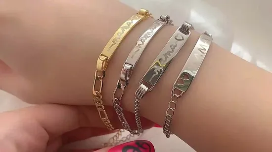 Braccialetti con conchiglia scintillante piena di diamanti, bracciale in rame placcato platino con zirconi